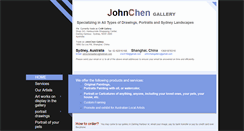 Desktop Screenshot of johnchengallery.com