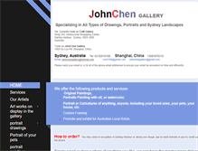 Tablet Screenshot of johnchengallery.com